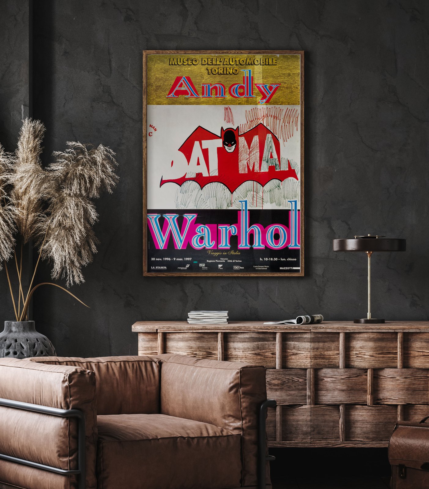 Batman | Andy Warhol | 1996 | Exhibition Poster | Wall Art Print